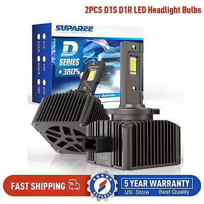 SUPAREE D1S LED Headlight Bulbs 200W 6000K Super White HID Xenon Conversion Kit • $37.99