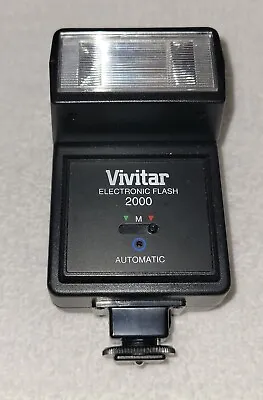 Vivitar 2000 Automatic Electronic Camera Flash ~ Excellent Condition!  • $16.95