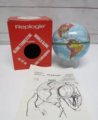 Vintage Replogle GLOBE World Escort Series 4.7  W/ Box & Stand/Magnifier • $21