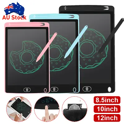 8.5 /10 /12  LCD Writing Tablet Drawing Board Doodle Handwriting Pad Digital AU • $7.23