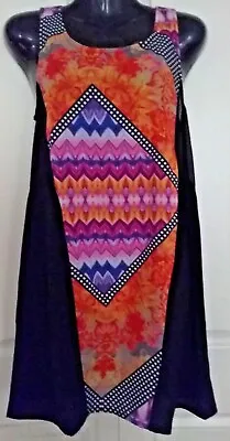$15 • Buy Size Xs / Size 10 Women's Multi Colored Sleeveless Minkpink Dress Bnwot