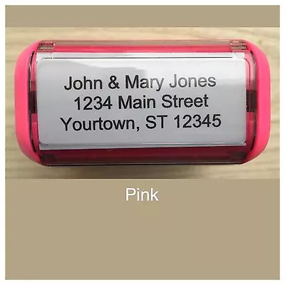 Personalized Custom 4 LINE RETURN ADDRESS Self Inking Rubber Stamp • $13.99