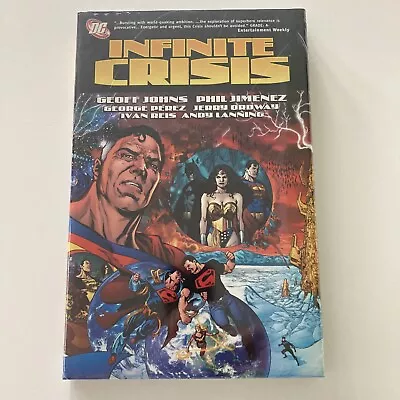 DC  Infinite Crisis   Geoff Johns/Phil Jimenez  SEALED HC/DJ • $25