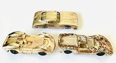 Vintage 70s Aurora CIGAR BOX Dino Ferrari - Stingray - McLaren Elva Lot Of 3 • $25