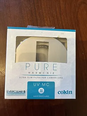 New In Box Cokin 52mm UV MC PURE Harmonie Multi-Coated UV Filter For Camera Lens • $25