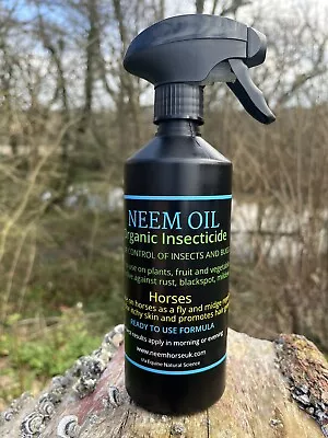 Neem Oil Spray Ready To Use For Plants Veg  Organic. Horse Repellent.  New • £11.95