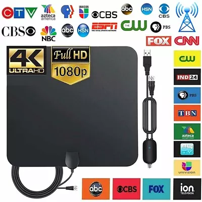 5600 Miles Range TV Antenna Digital HD Antena Indoor HDTV 1080P 4K • $13.85