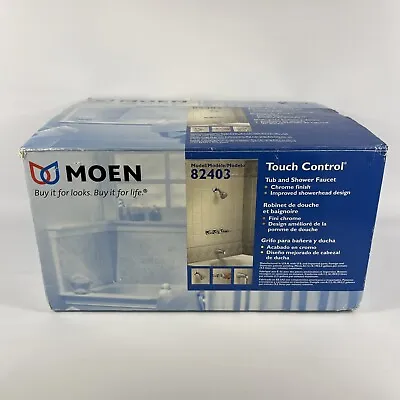 Moen 82403 Touch Control 3-Handle Tub & Shower Faucet Chrome - NEW Open Box • $62.99