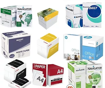 A4 Paper Copier Print Copy Printer White Paper Box Of 2500 Sheets - Top Brands • £26.95