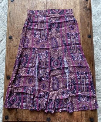 $29 • Buy Tigerlily Purple La Femme Midi Skirt 6
