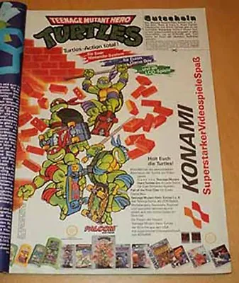 Rare Early 1990s Konami Mailaway Game Decals Nintendo NES SNES GB Sega GONE=GONE • $5