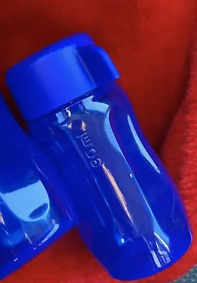 Tupperware Mini Eco Water Bottle On The Go 3 Oz Screw Top Blue New • £8.64