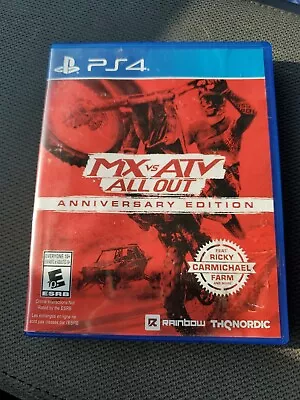 MX Vs ATV All Out - Anniversary Edition - Sony PlayStation 4 • $8.50