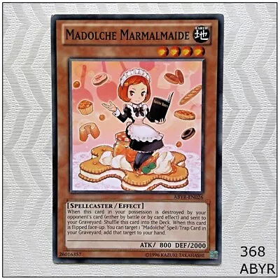 Madolche Marmalmaide - ABYR-EN026 - Common Unlimited Yugioh • $1.63