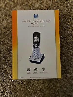 AT&T 2-LINE ACCESSORY CORDLESS HANDSET (TL88002) W/ Caller ID & Call Waiting NEW • $34.95
