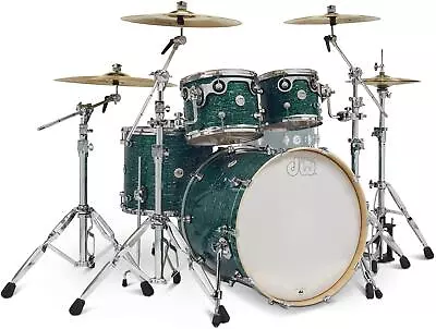 DW DDFP2214GS Design Series 4-piece Shell Pack - Strata Green - Sweetwater • $1499