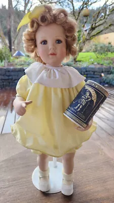 Morton Salt Umbrella Girl: Porcelain Doll; Great Condition With Salt Bo; Danbury • $35.95