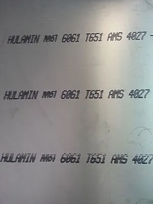 ALUMINUM SHEET PLATE 1/2  X 12  X 24  Alloy 6061-T6 • $84.60