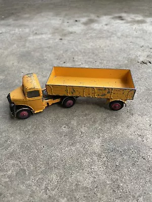 Vintage Dinky Toys Bedford Articulated Lorry Yellow Truck And Trailer No 409 • $20
