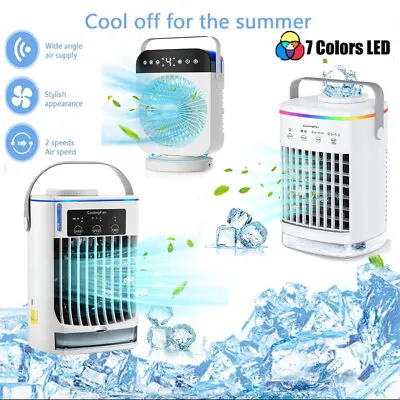 Evaporative Portable Mini AC Air Conditioner Personal Cooling Fan Humidifier US • $23.95