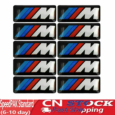 10 Pcs Set Fit For BMW M 3D Sticker Set Rims Wheels Badge Emblem 2023 • $11.99