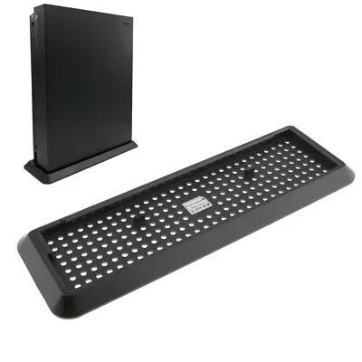 Vertical Stand Mount Holder Base Cooling Vents Black For Xbox One X DDBDAUA!F9 • $13.05