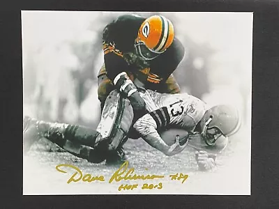 Dave Robinson Green Bay Packers HOF Signed Auto Autograph 8x10 Photo ~ COA • $4.95