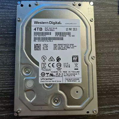 Wd Ultrastar Dc Hc310 4tb Sata 6gb/s 3.5  Hus726t4tale6l4 Hard Drive 256mb #2 • £40