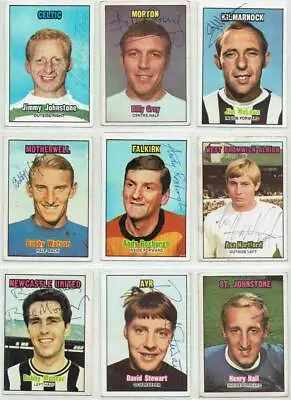 1970 1971 Signed A&BC Scottish Football Green Back Complete Your Card Set • £6