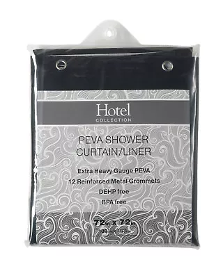 $16.99 • Buy Hotel Collection Non-Toxic 10 Gauge Peva Shower Curtain Liners - Assorted Colors
