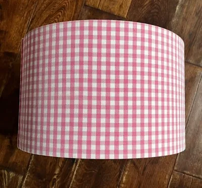 Vintage Gingham Check Lampshade. • £19.99