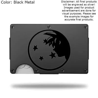 Custom  GOKU DRAGON BALL  Laser Engraved Wallet - Pick A Wallet Color • $22