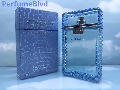 Versace Eau Fraiche 6.7 Fl.oz 200 Ml Eau De Toilette Spray For Man In Sealed Box • $74.92