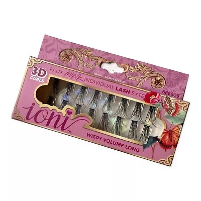 NEW Ioni 3D Faux Mink Individual Lash Extensions Wispy Volume Long #686609 • $6.50