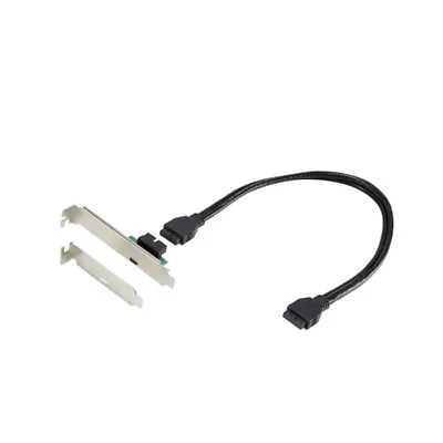 £14 • Buy USB 3.0 Slotblech-Adapter Usb-C Slot On Internal 19 Pin Low Profile USB C New