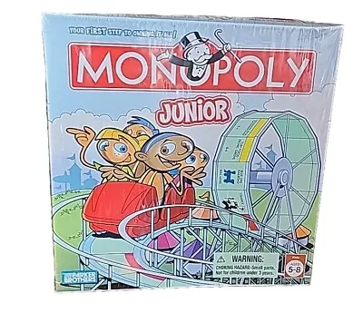 Monopoly Junior Board Game 2005 Amusement Park Parker Brothers **New & Sealed** • $22.50