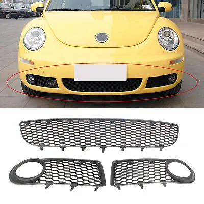 $59.48 • Buy Front Bumper Lower Center Grille Left Right Grill Fit For VW Beetle Cabrio 06-10