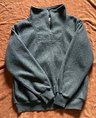 Matrix 100% Polyester L Gray 1/4 Zip Fleece • $13