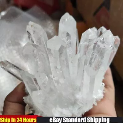 150g Large Natural White Clear Quartz Crystal Point Stone Cluster Healing Reiki • $15.99