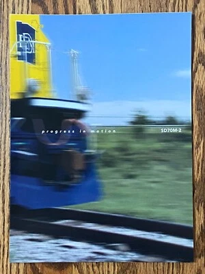 $25.55 • Buy NOS SD70M-2 EMD Electro Motive General Motors Locomotives 2005 Brochure & Specs