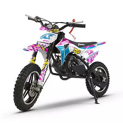 Hawkmoto 49cc Mini Bike Mayhem Graphics Kit - Pink Fox • $99.41