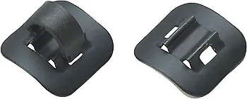 Jagwire Alloy Stick-On Guides With C-Clips Black Box Of 4 • $12.99