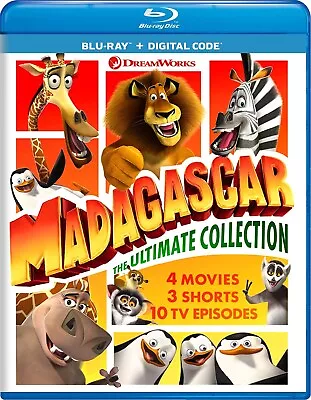 Madagascar The Ultimate Collection Blu-ray Bob Saget NEW • $13.99