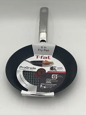 T-fal Frying Pan 8”  Tfal Skillet ProGrade Premium Titanium Nonstick Black NWT • $34.95