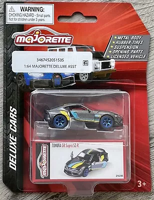 Majorette Deluxe Cars Toyota GR Supra SZ-R 292M Die-Cast 1:64 • $7.25