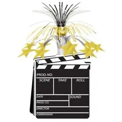 Movie Set Clapboard Centerpiece Red Carpet Awards VIP Party Decorations • $4.99