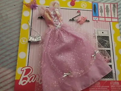 Barbie Vintage Fashion Pack  Pink Princess Dress Tagged • $21