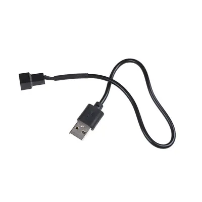 USB 2.0 A Male To 3-Pin/4-Pin Connector Adapter Cable For 5V Computer PC Fan  Sb • £4.19