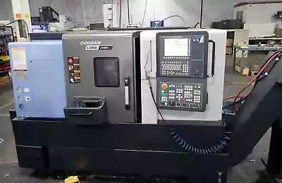 Doosan Lynx 2100LB CNC Lathe 2018 - LNS Chip Conveyor Part Catcher Fanuc • $59900