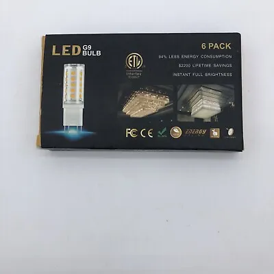 LED G9 Bulb 6 Pack Item# G9 32led2835-NW 4W 120V 6000k • $10.99